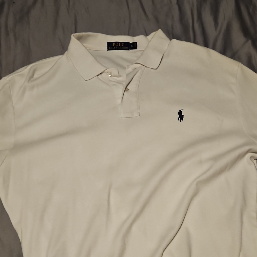 Polo by Ralph Lauren Men's White Polo Shirt